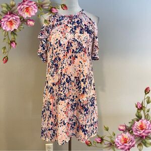 Floral Cold Shoulder mini dress Dress